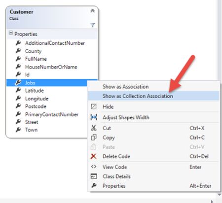 Show as a Collection Association